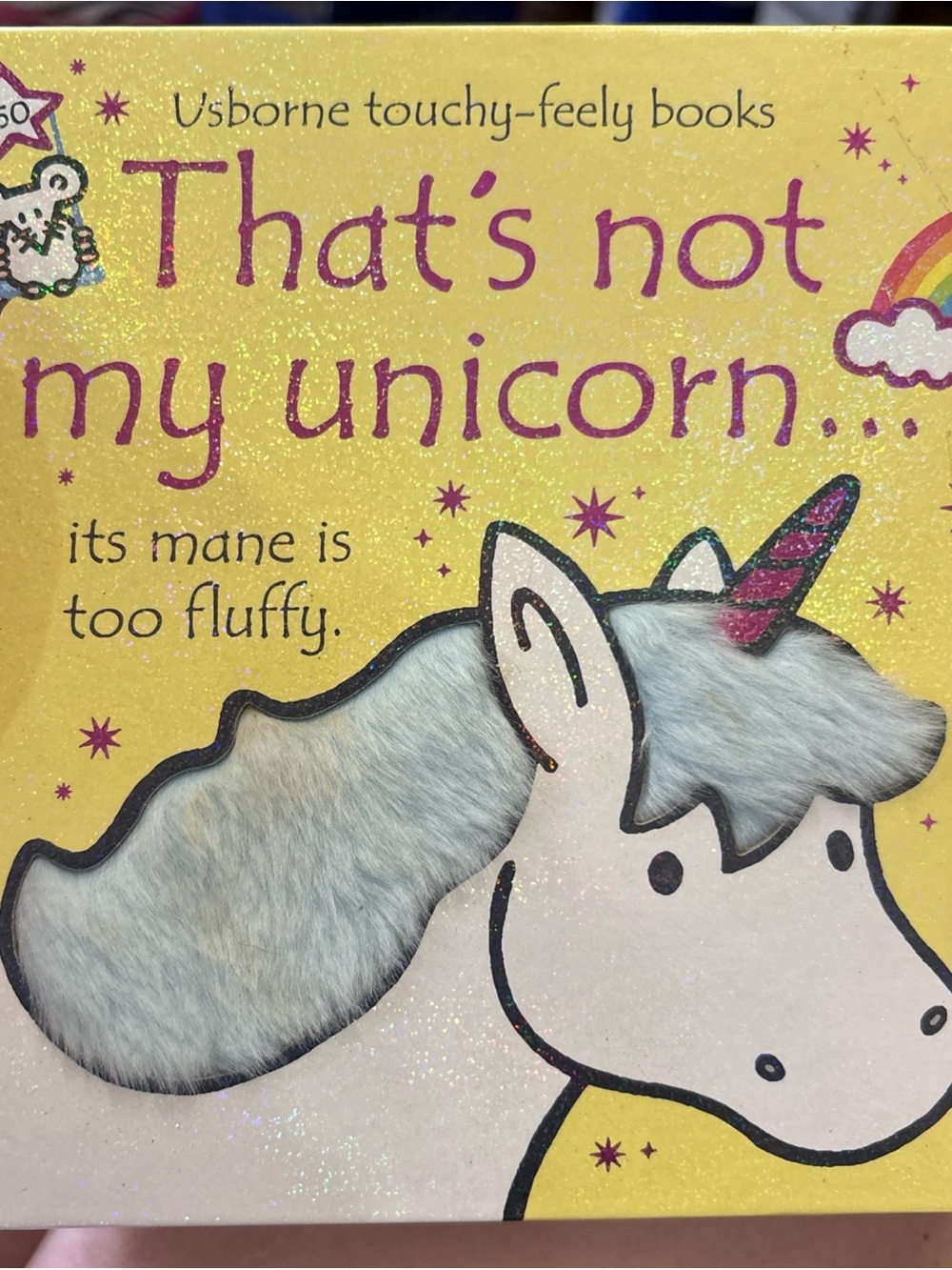 Born That's Not My Unicorn Touchy-Feely Wall Art - Yellow